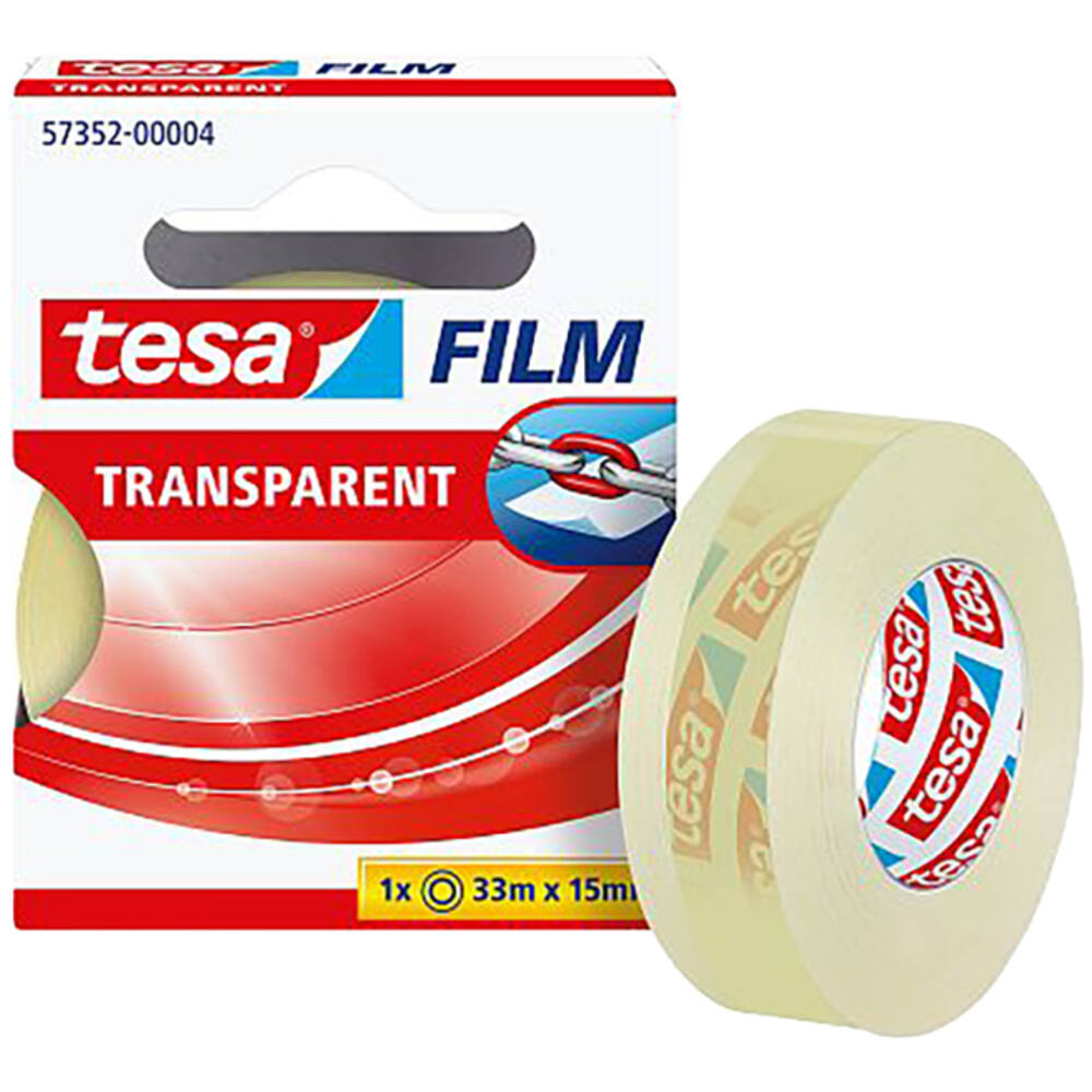 Tesa Tesafilm Transparant 33M x 15 mm Vouwdoos
