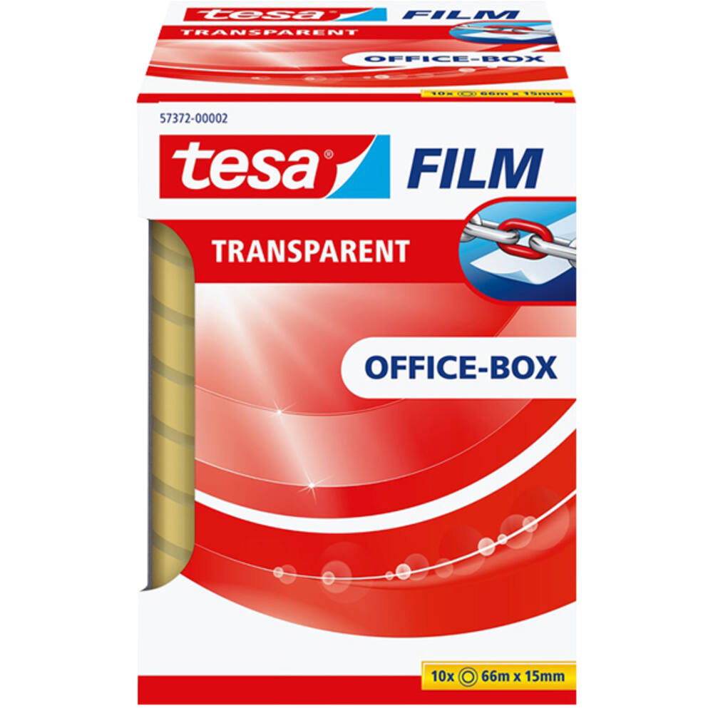 Tesa Tesafilm 10 Transparant 66M x 15 mm