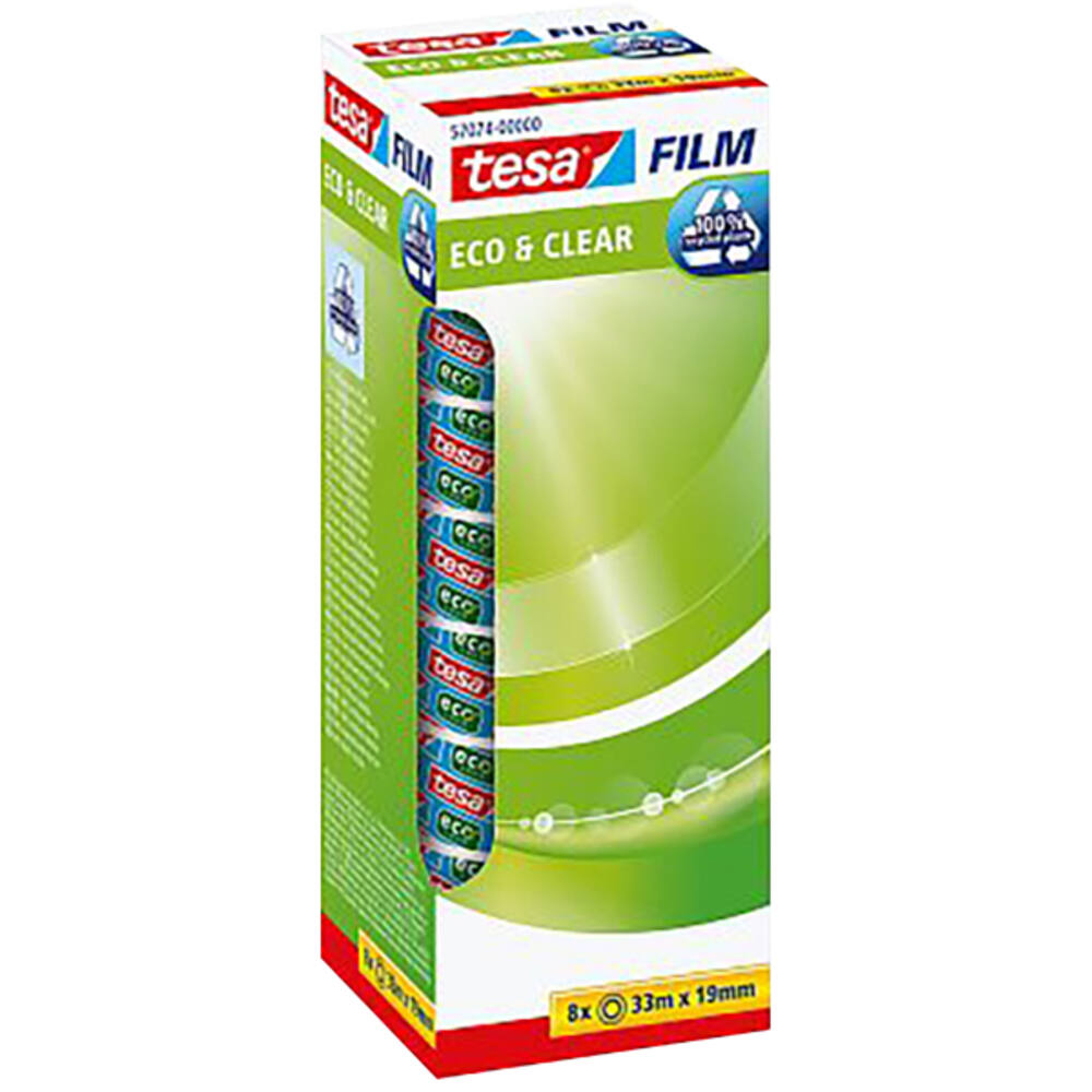 Tesa Tesafilm Ecologo 8 x 33M x 19 mm