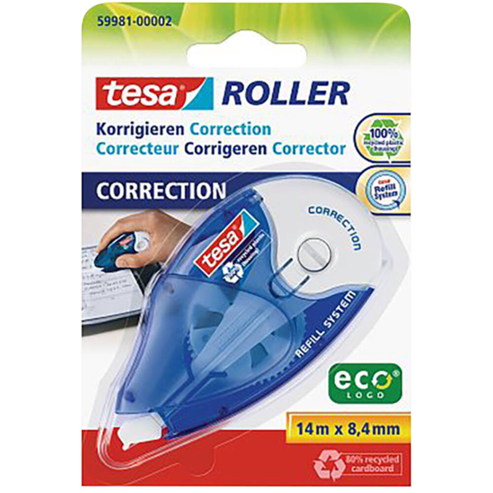 Tesa Navulbare Correctie Roller Ecologo 8.4 mm