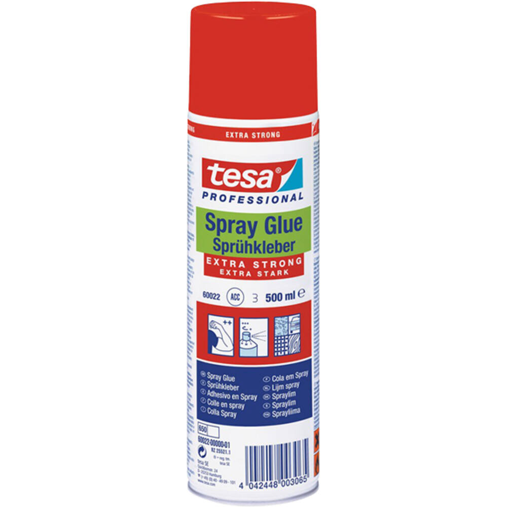 Tesa Lijm Spray Extra Strong 500 ml