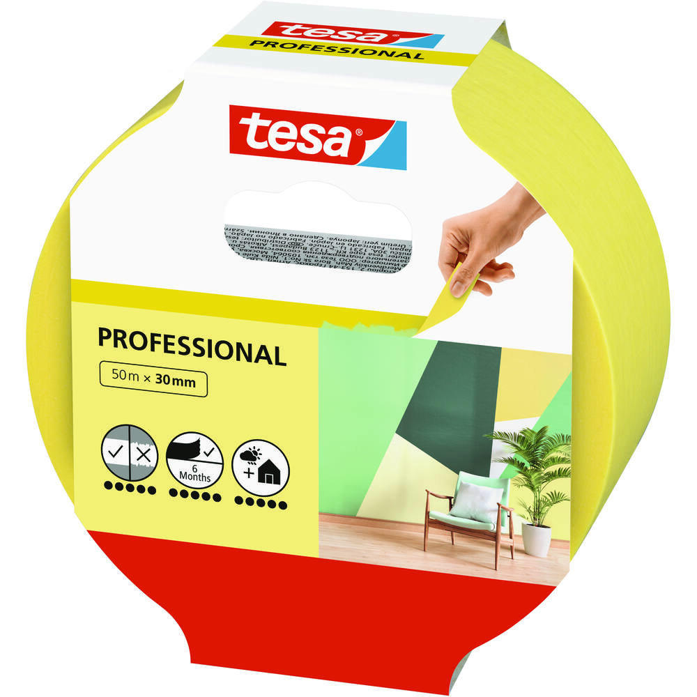 Tesa Afplakband Prof Washi 50 m x 30 mm