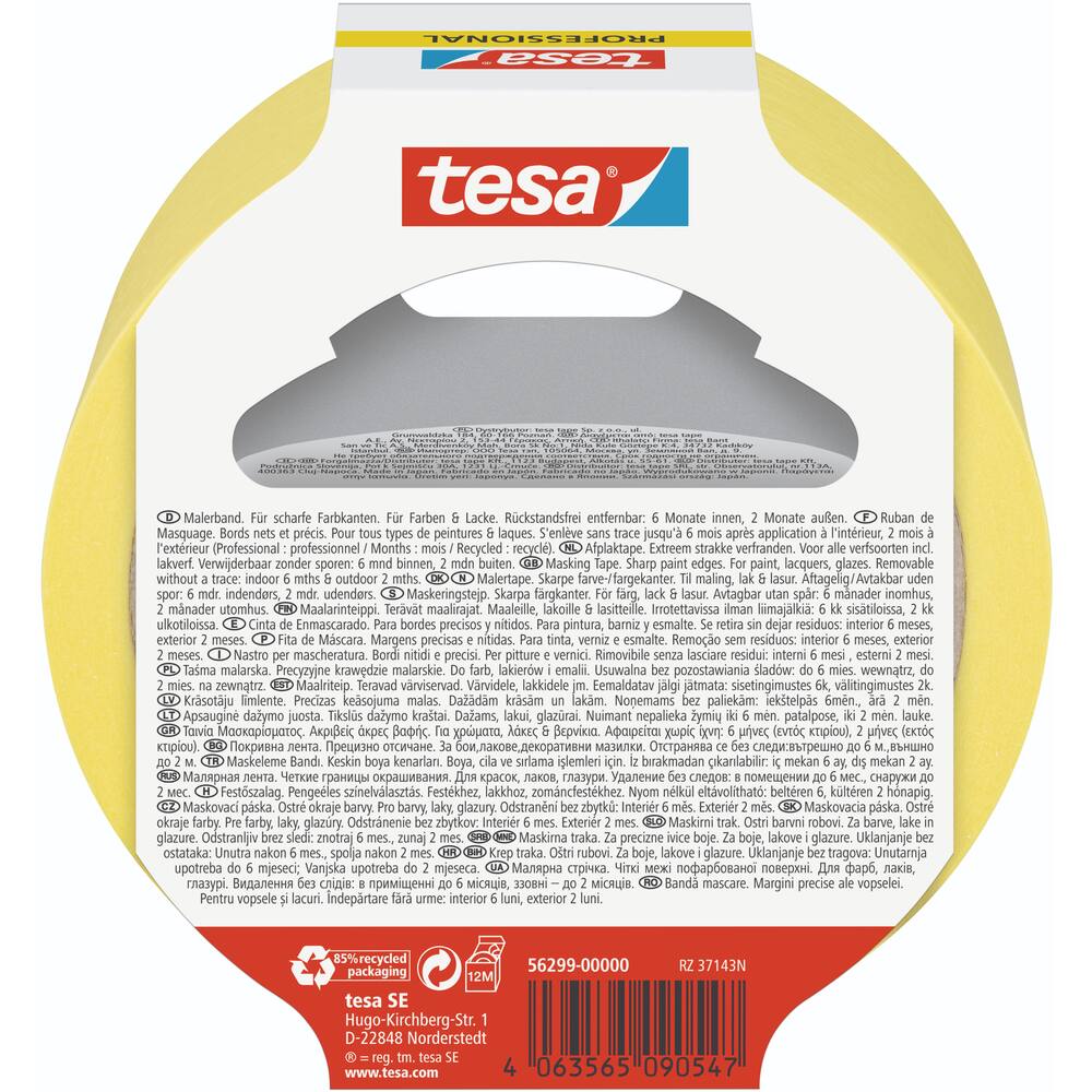 Tesa Afplakband Prof Washi 50 m x 30 mm