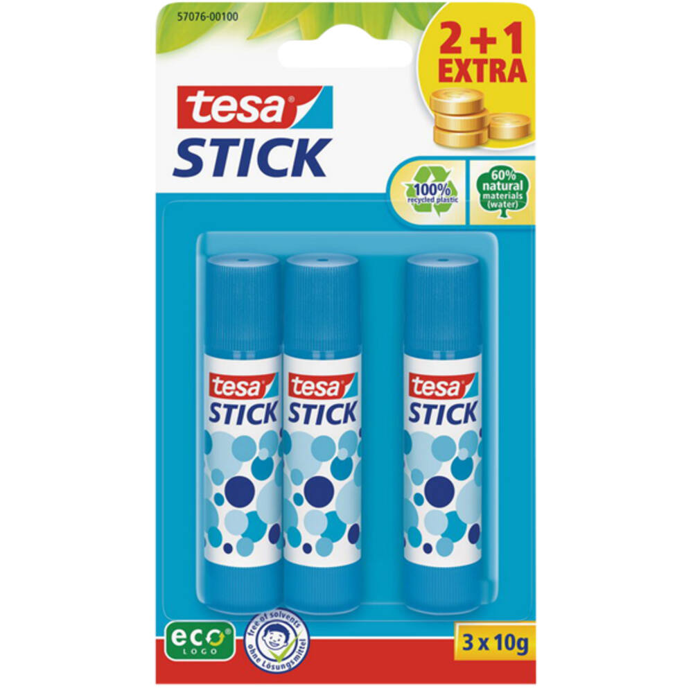 Tesa Fun Sticks Blue 2+1 x 10 g