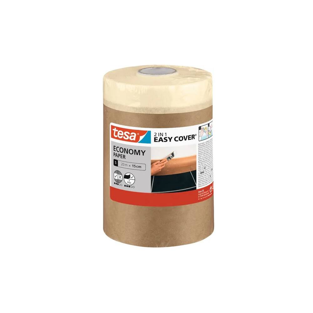 Tesa Easy Cover Economy S Afdekpapier 18 cmx25 m