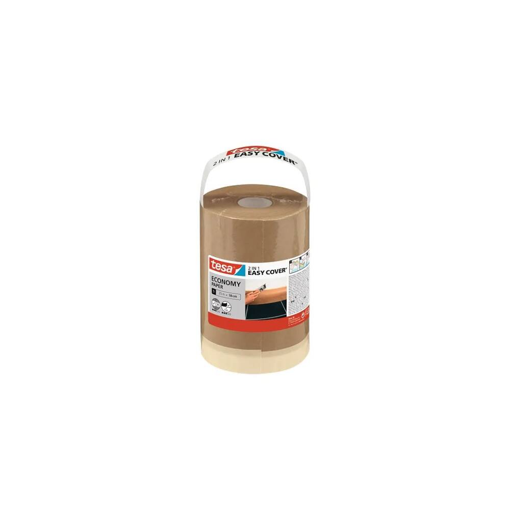 Tesa Easy Cover Economy S Afdekpapier 18 cmx25 m