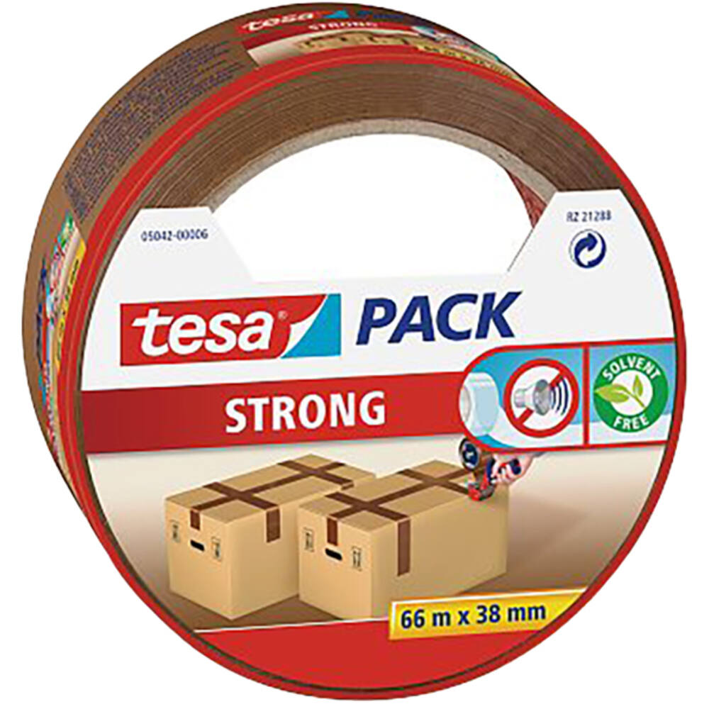 Tesa Tesapack Strong Bruin 66 m x 38 mm