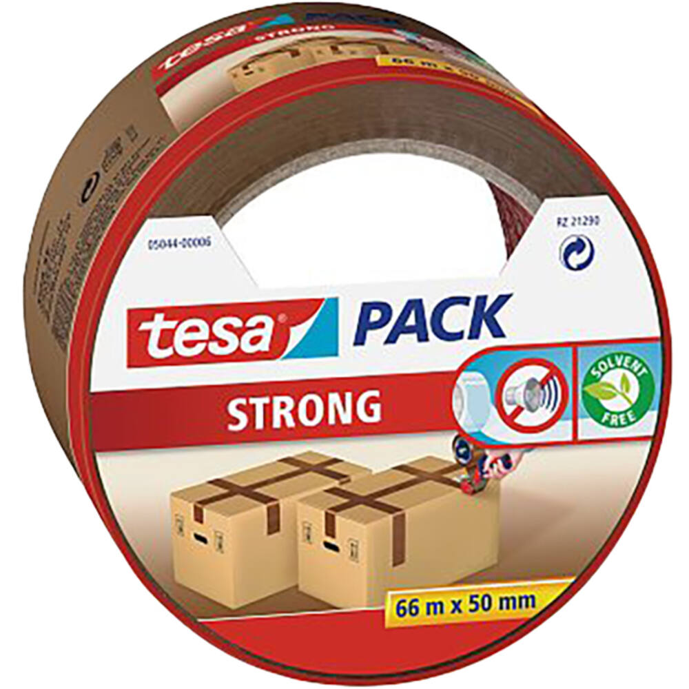 Tesa Tesapack Strong Verpakkingstape Bruin 66 m x 50 mm (05044)