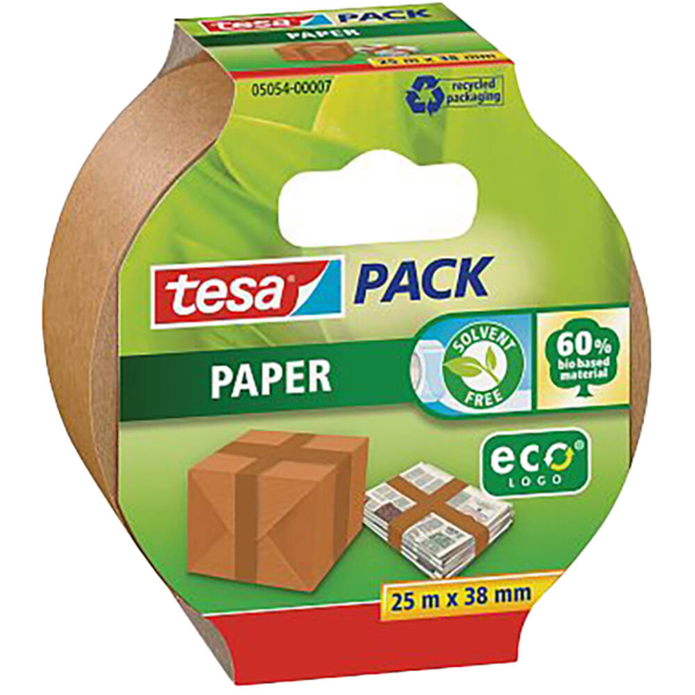 Tesa Tesapack Papier Strong Ecologo 25 m x 38 mm