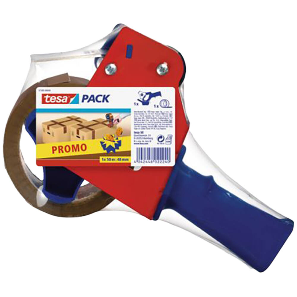 Tesa Tesapack Standard 1 x 50 m x 48 mm + Dispenser