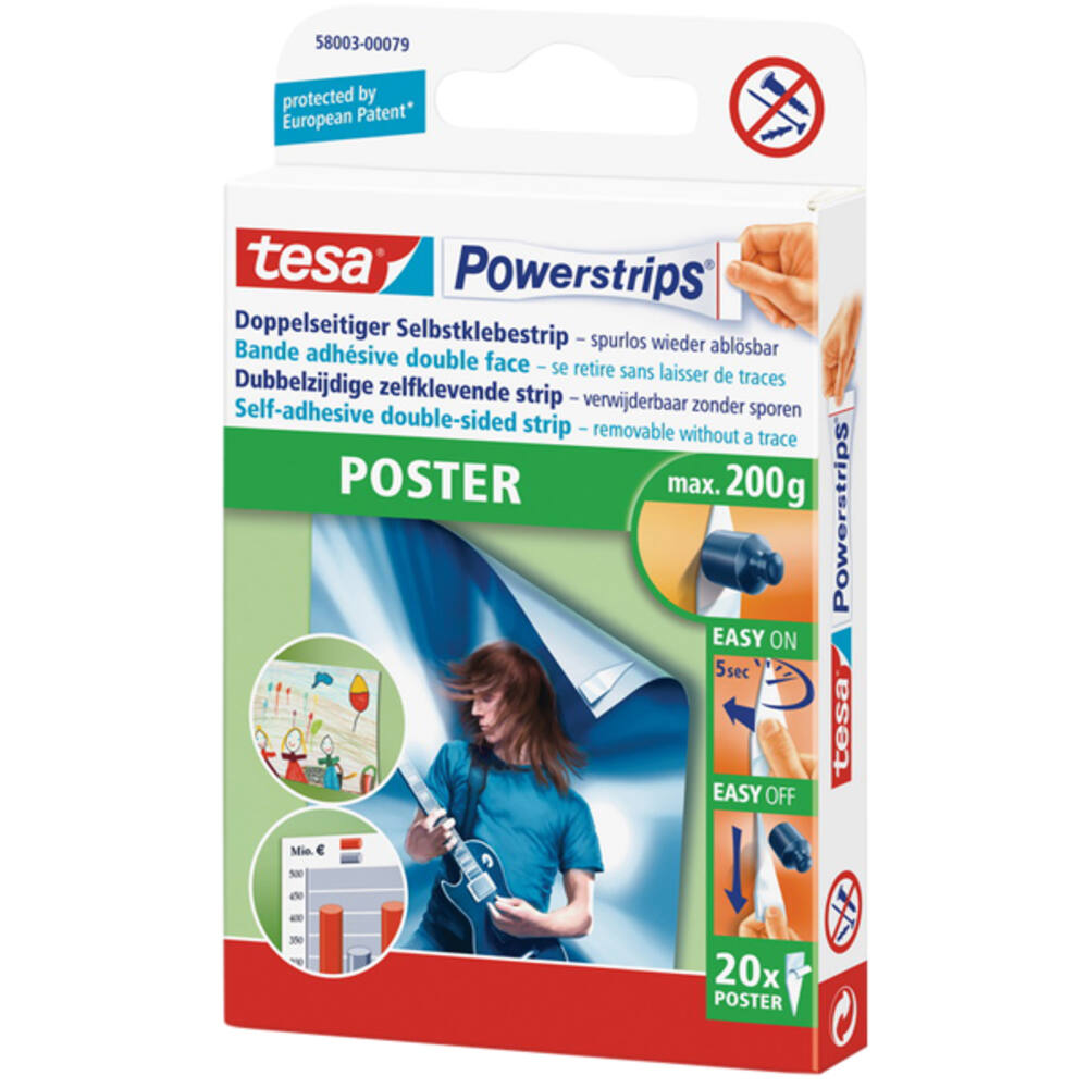 Tesa Powerstrips Poster 20x