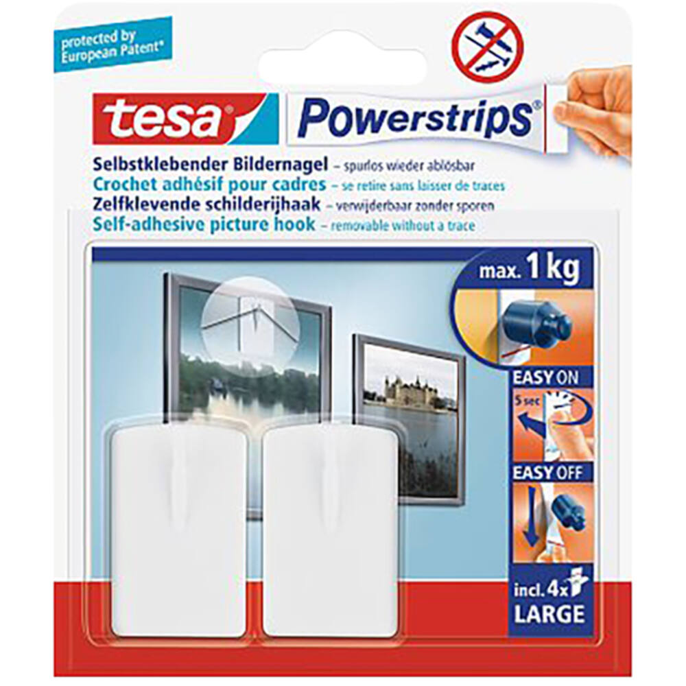 Tesa Powerstrips Fix Schilderij Haak