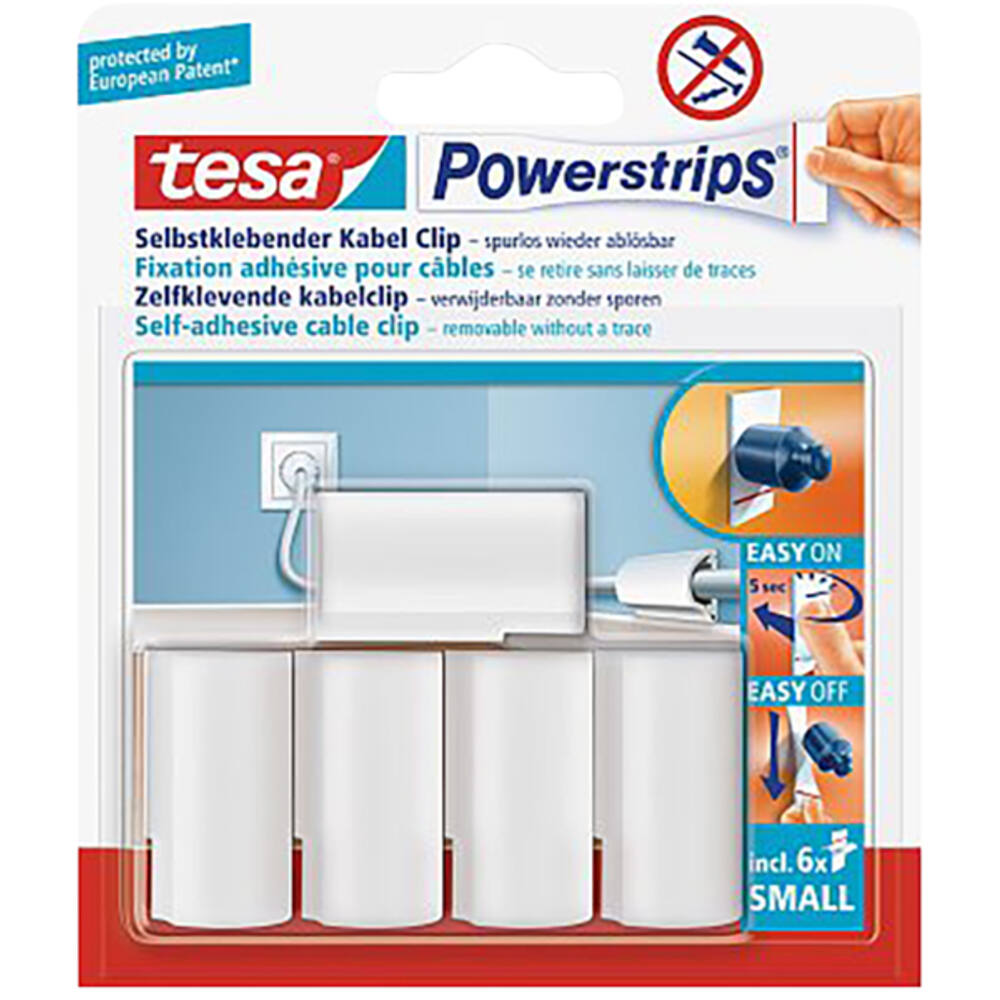 Tesa Powerstrips Fix Kabelclip