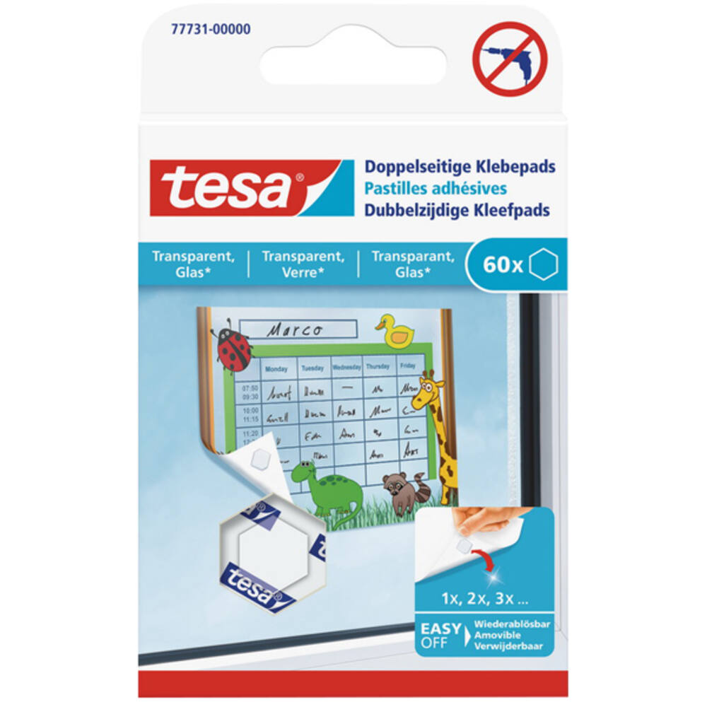 Tesa Transparante Klevende Pads