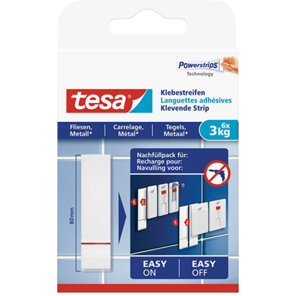 Tesa Powerstrips® Tegels & Metaal 3 kg