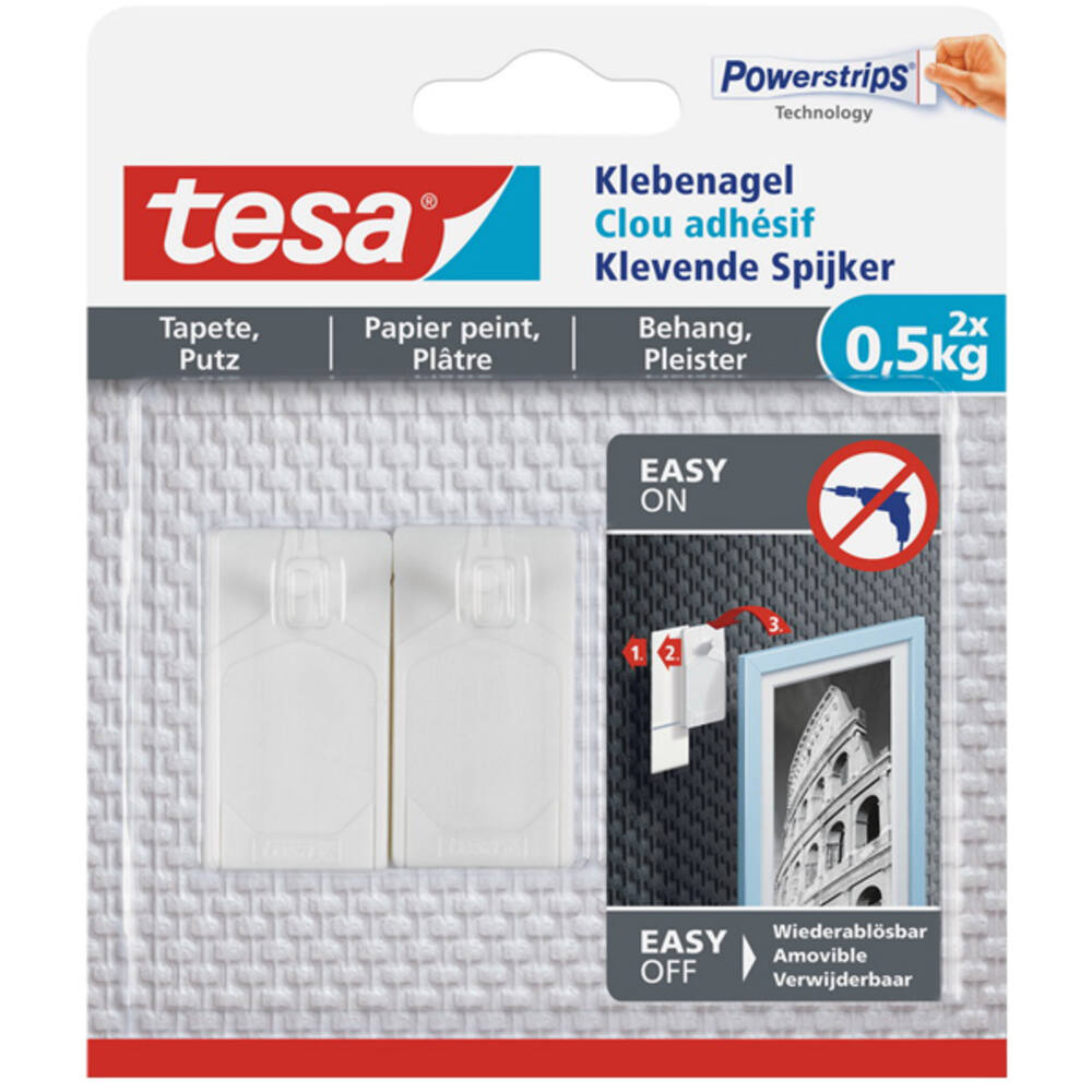 Tesa Klevende Spijker Gevoelige Oppervlakken 0,5 kg