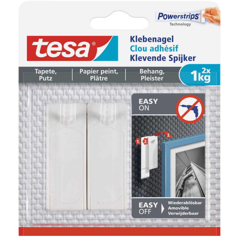 Tesa Klevende Spijker Gevoelige Oppervlakken 1 kg