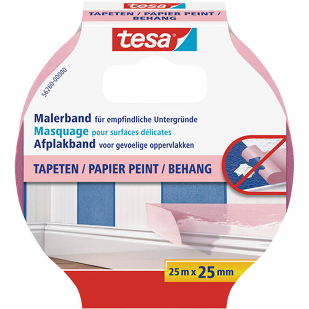 Tesa Afplakband Washi Sensitive 25M x 25 mm