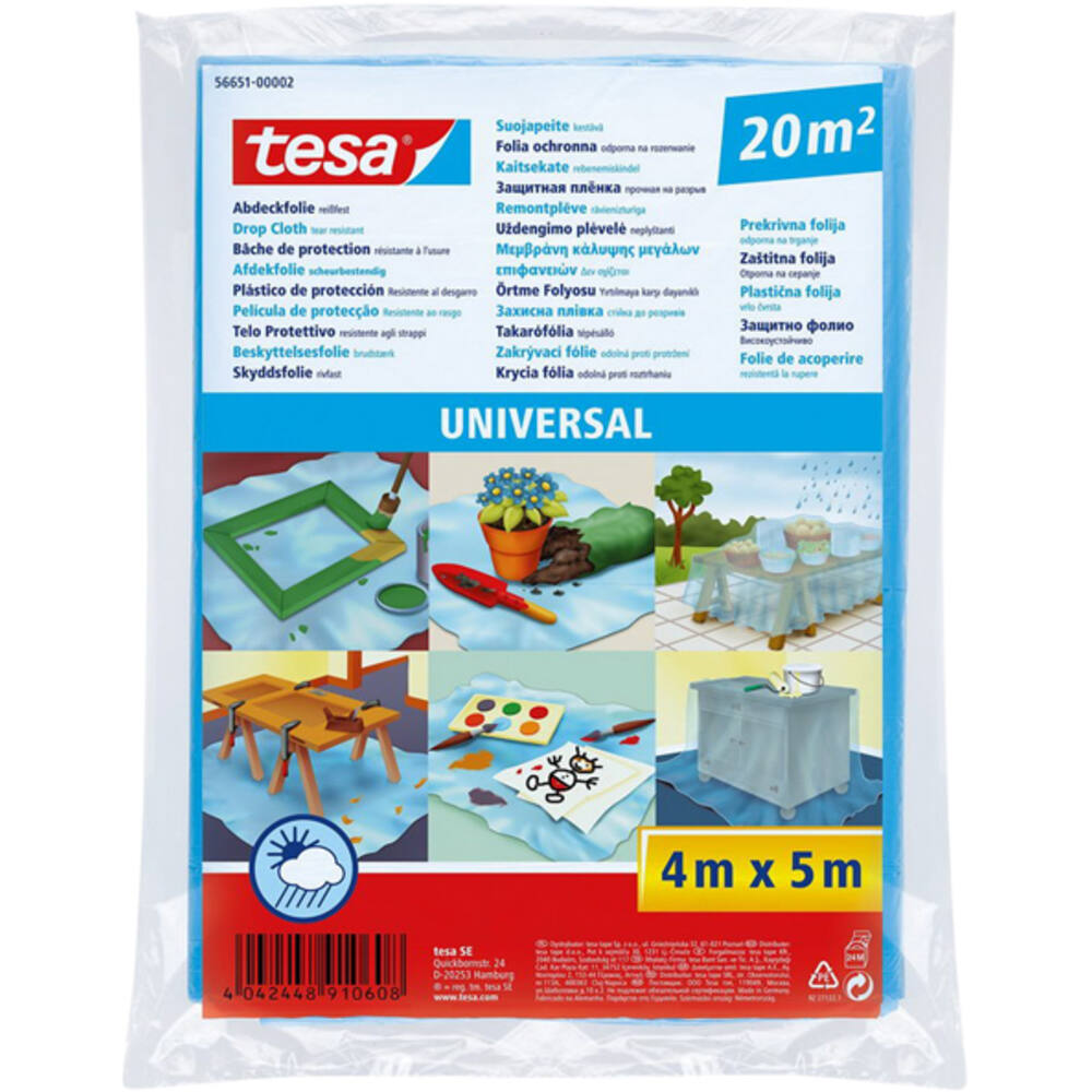 Tesa Afdekfolie Universal 4M x 5M