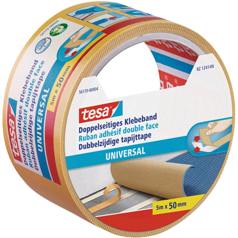 Tesa Tapijttape Universeel 5M x 50 mm