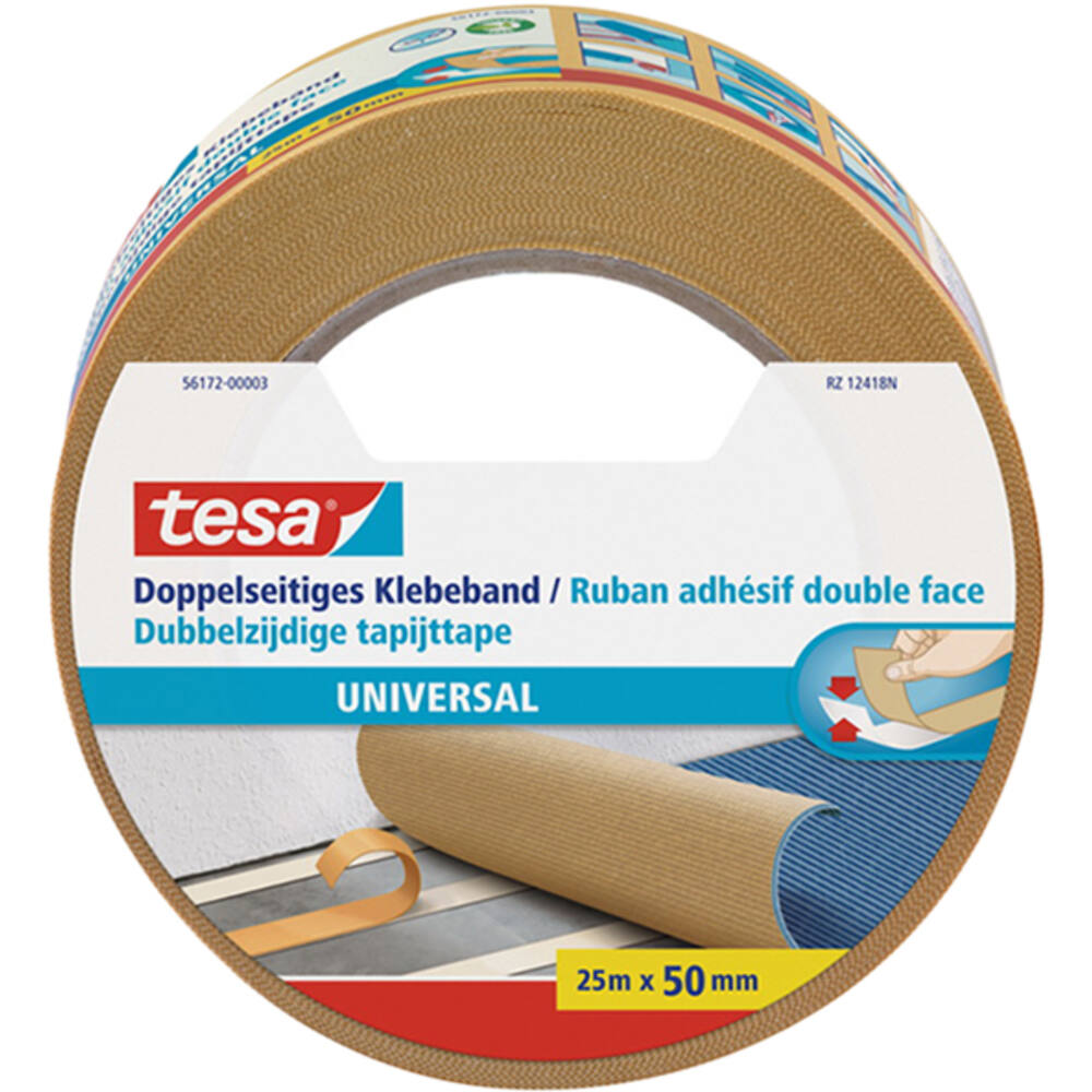 Tesa Tapijttape Universeel 25M x 50 mm
