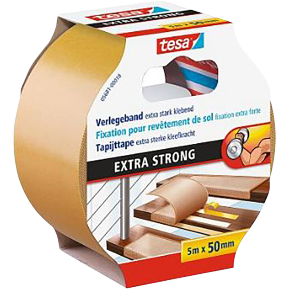 Tesa Tapijttape Extra Sterk 5M x 50 mm