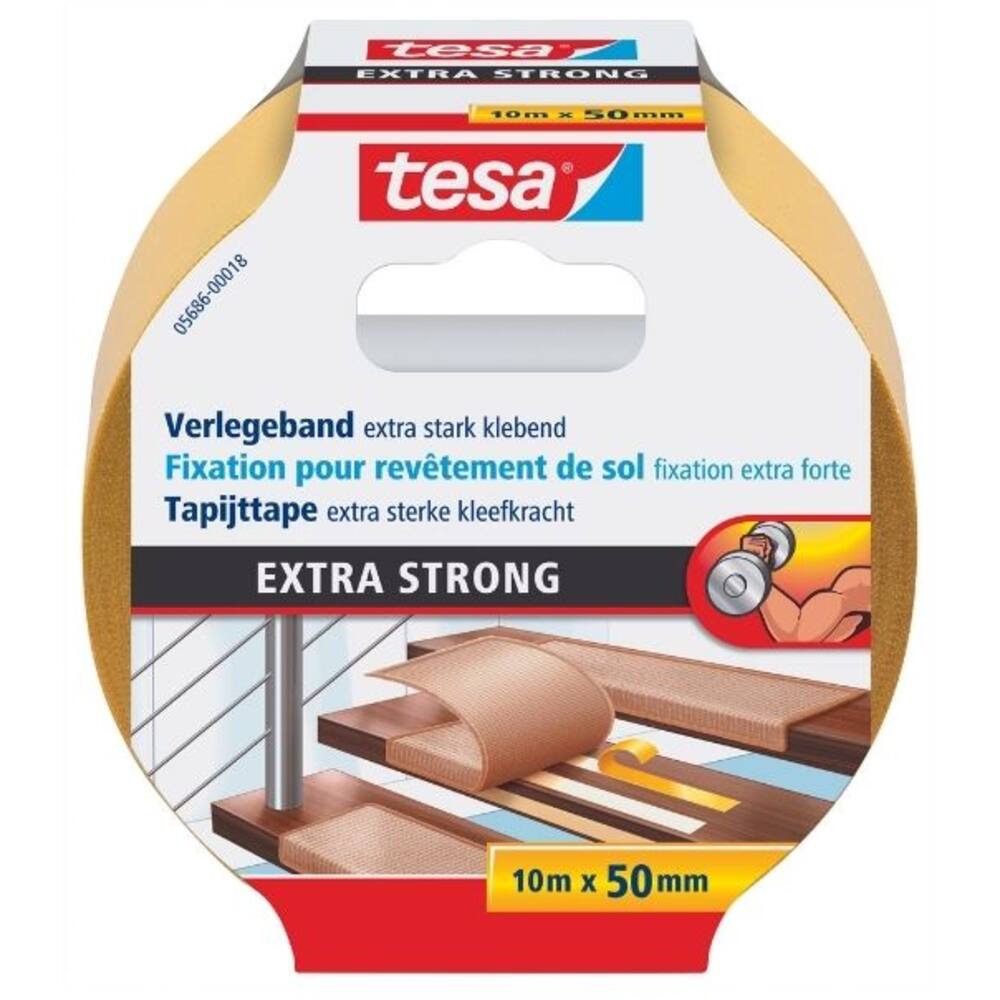 Tesa Tapijttape Extra Sterk 10M x 50 mm