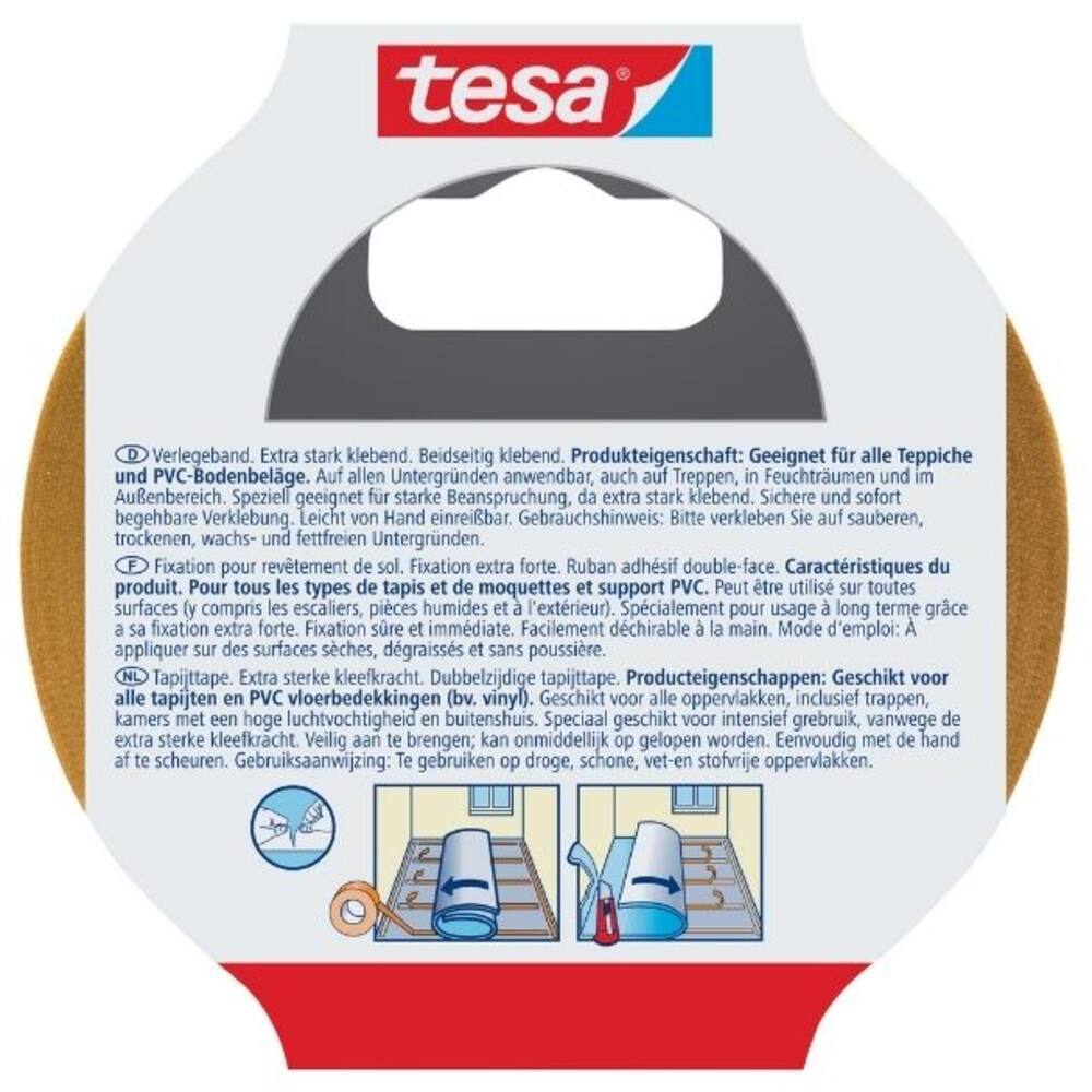 Tesa Tapijttape Extra Sterk 10M x 50 mm