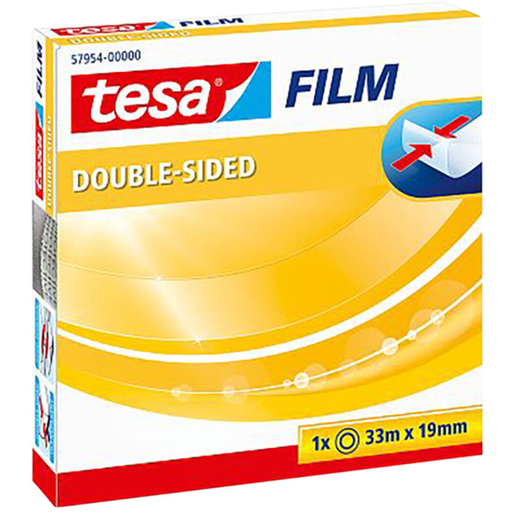 Tesa Tesafilm Dubbelzijdig 33M x 19 mm