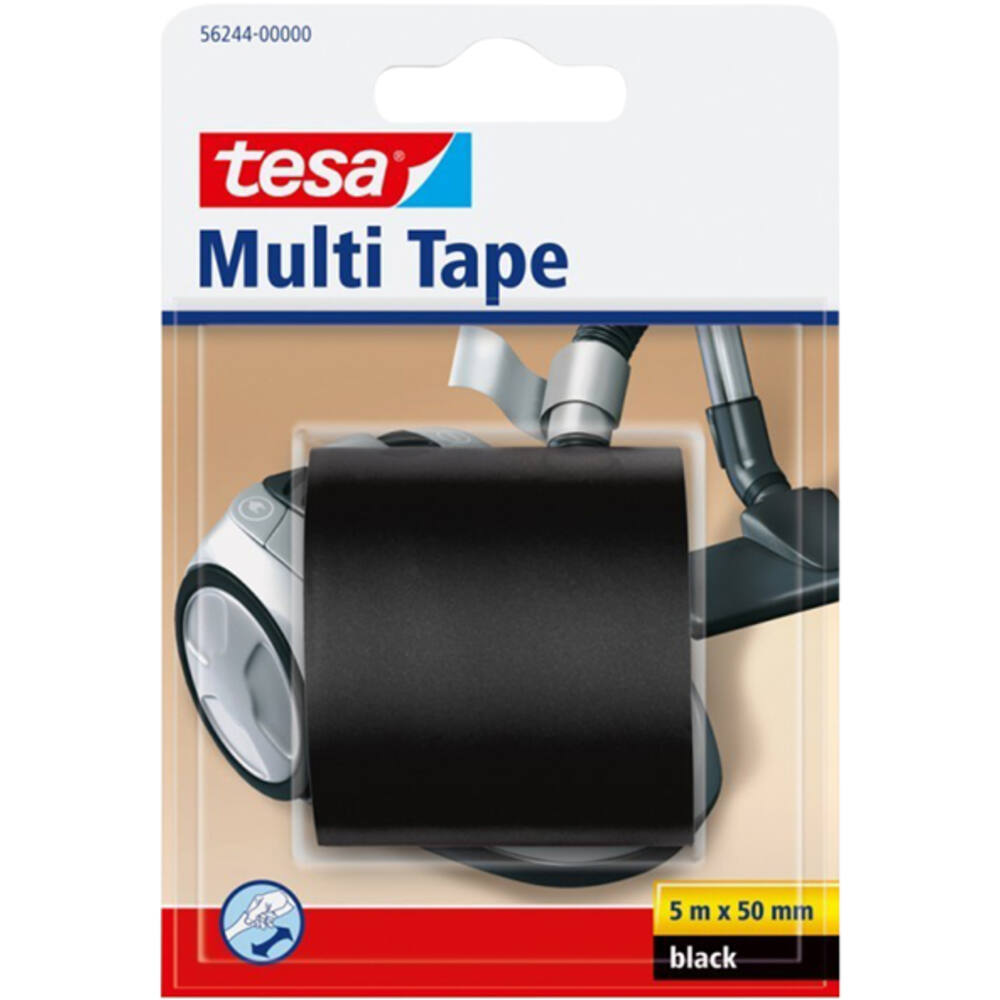 Tesa Multi Tape 5M x 50 mm Zwart
