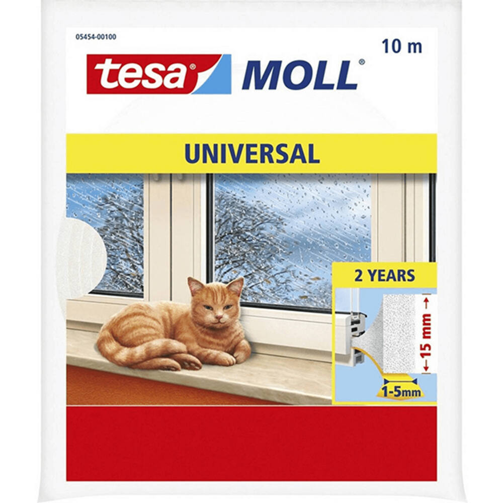 Tesa Tesamoll Universal Schuimprofiel 2Jr 10M x 25 mm Wit