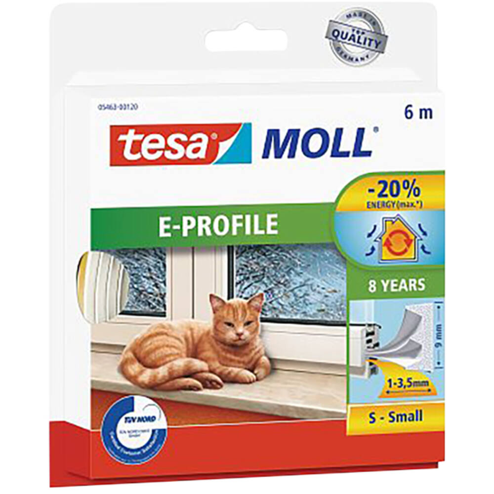 Tesa Tesamoll Classic E Profiel 8Jr 6M Wit