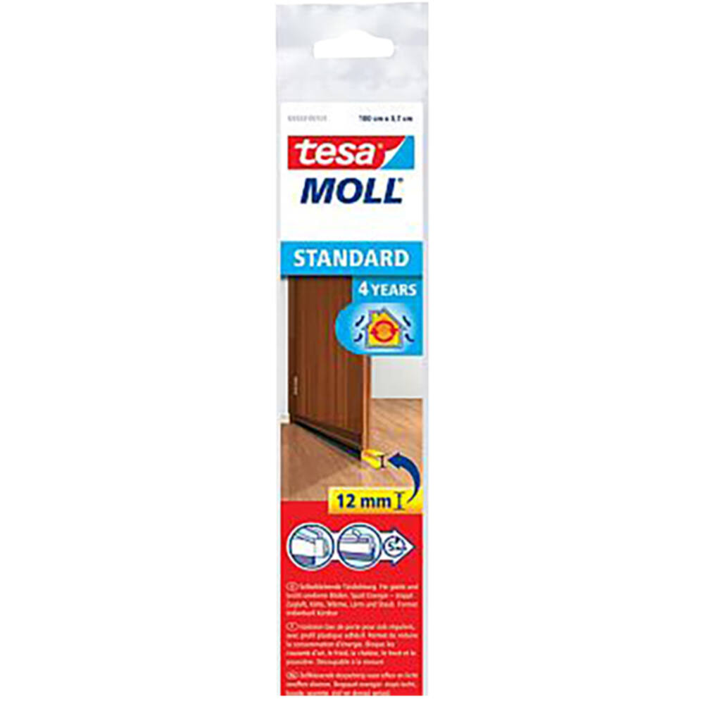 Tesa Tesamoll Standard Dorpelstrip Voor Effen Vloeren 4Jr 1M x 37 mm Bruin