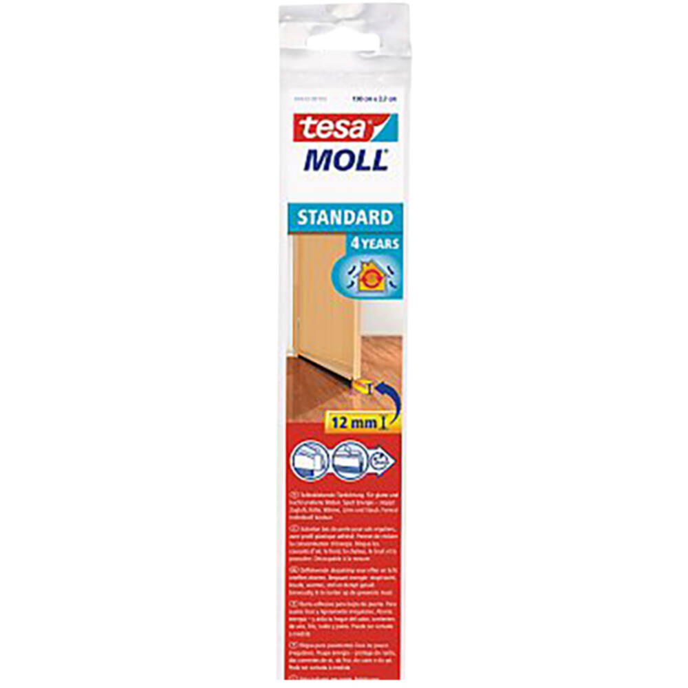 Tesa Tesamoll Standard Dorpelstrip Voor Effen Vloeren 4Jr 1M x 37 mm Transparant