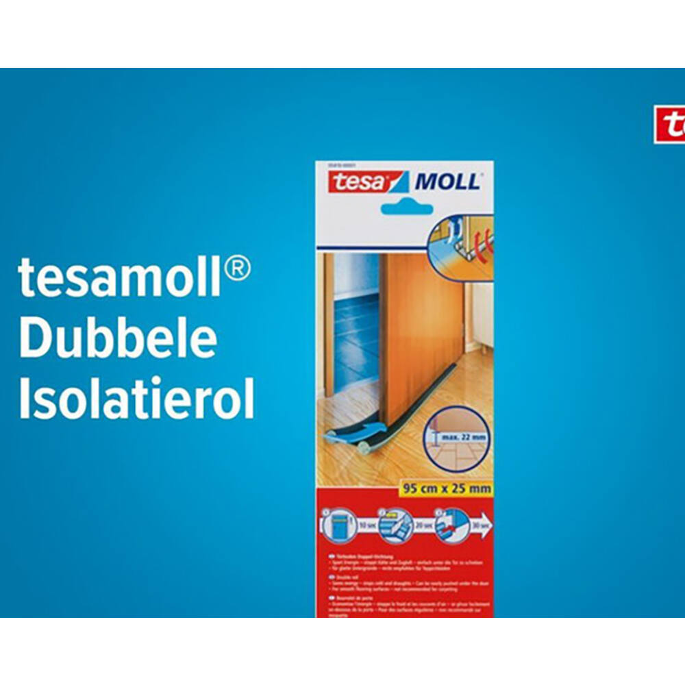 Tesa Tesamoll Dubbele Isolatierol Wit