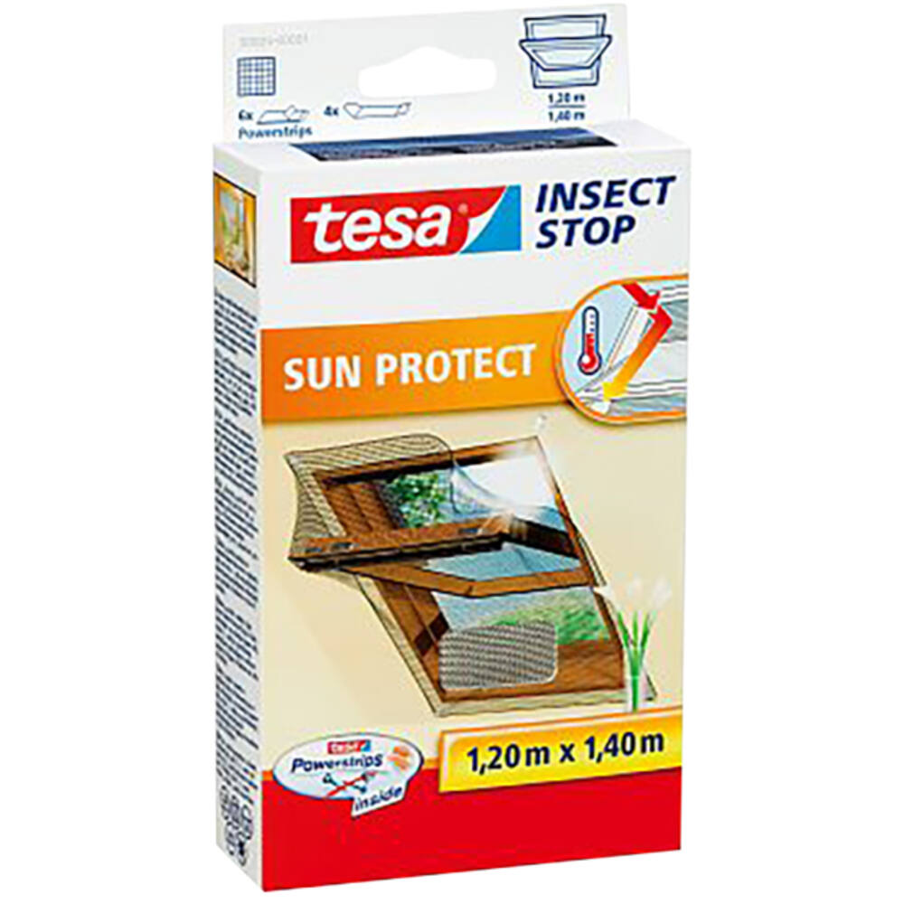 Tesa Comfortsun Protect Scherm 1,2M x 1,4M Zwart
