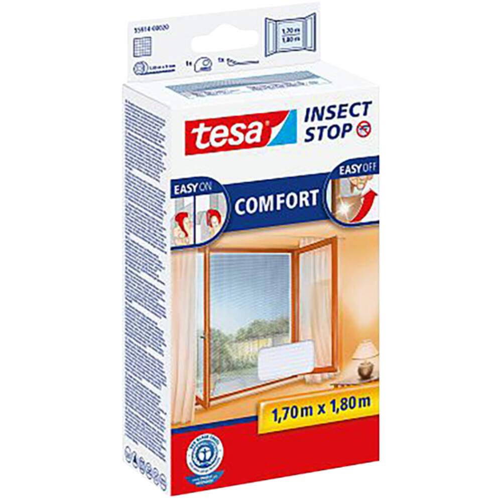 Tesa Comfort Vliegenhor Ramen 1,7M x 1,8M Wit