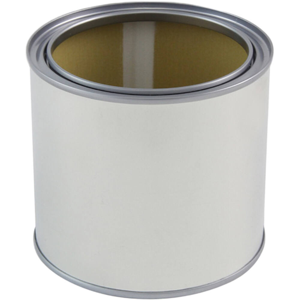 VEBA Leeg Verfblik Uitw Blank/Inw Gecoat Exclusief Deksel 500 ml