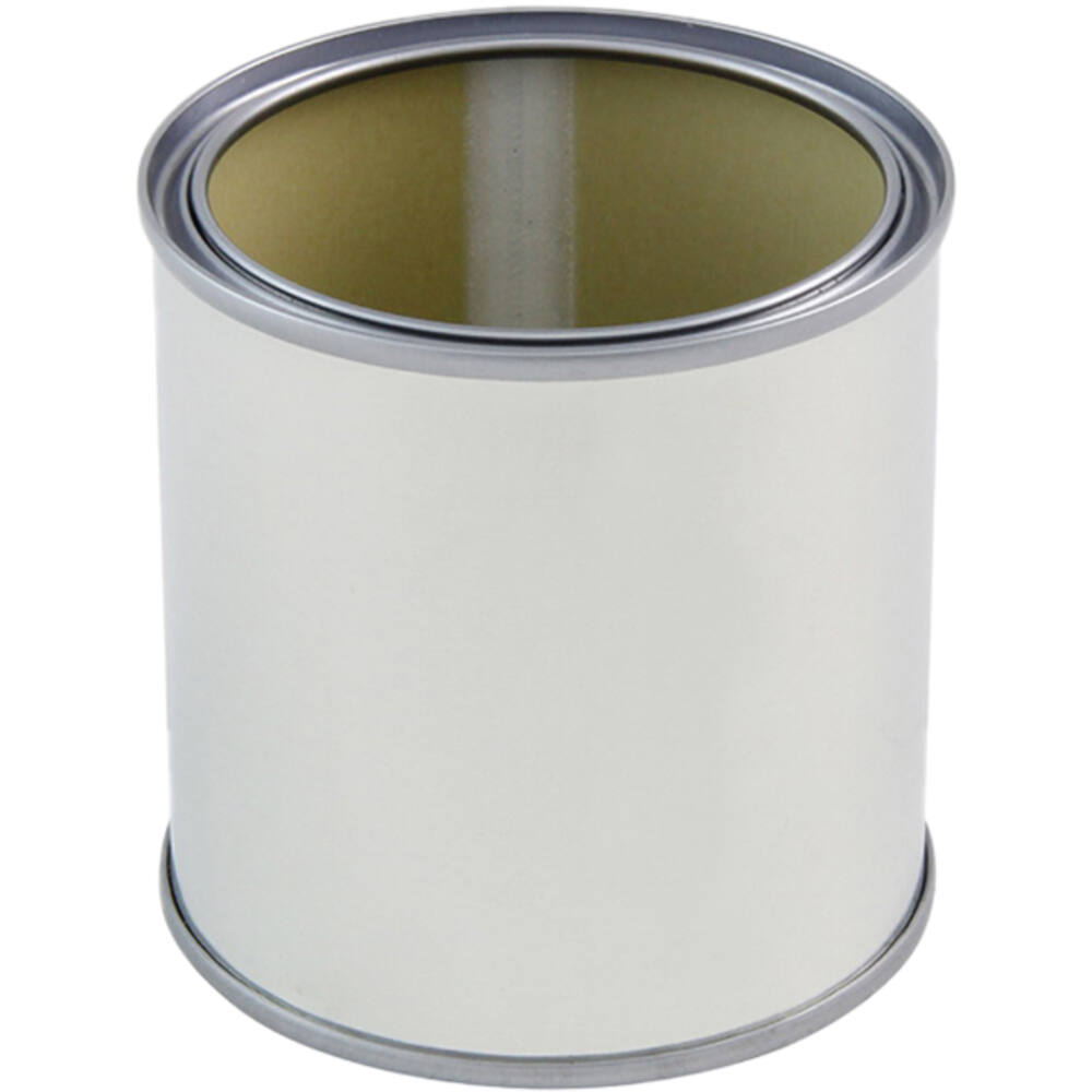 VEBA Leeg Verfblik Uitw Blank/Inw Gecoat Exclusief Deksel 125 ml