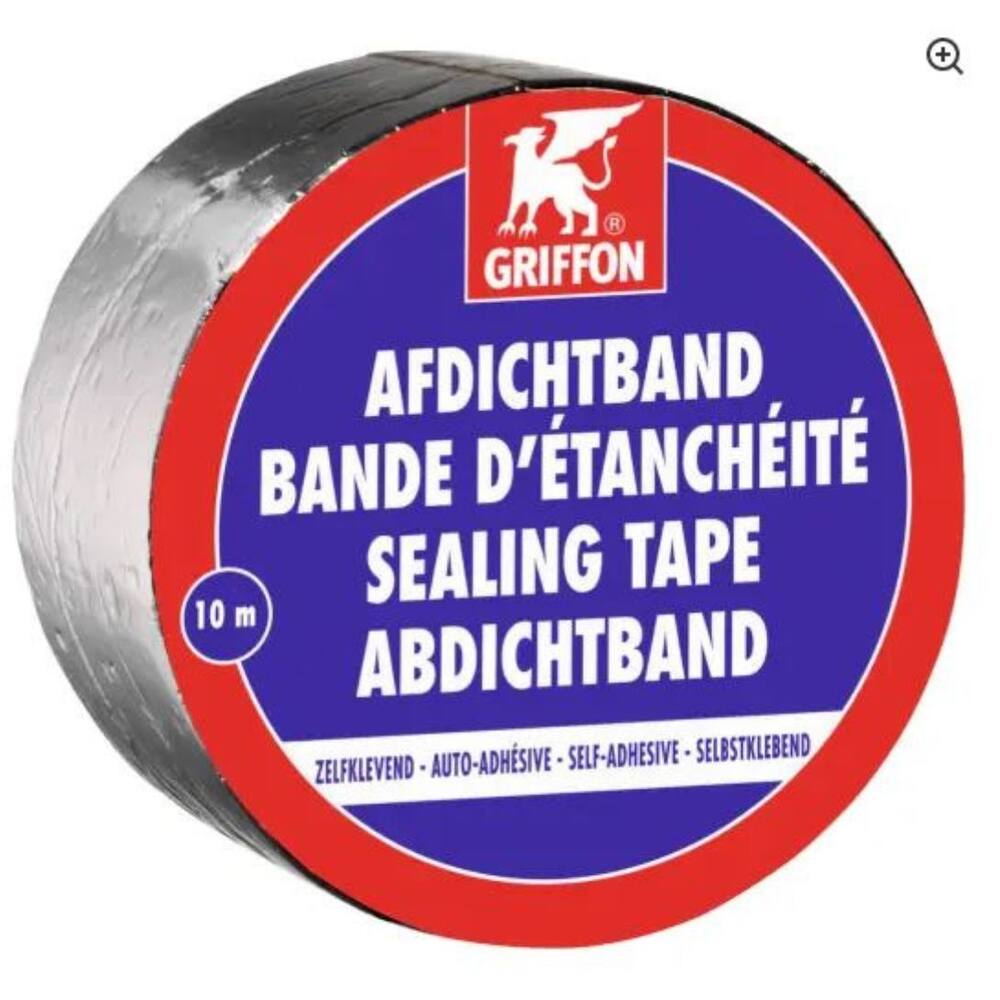 Griffon Seal Tape Aluminium 10cm Rol 10 m