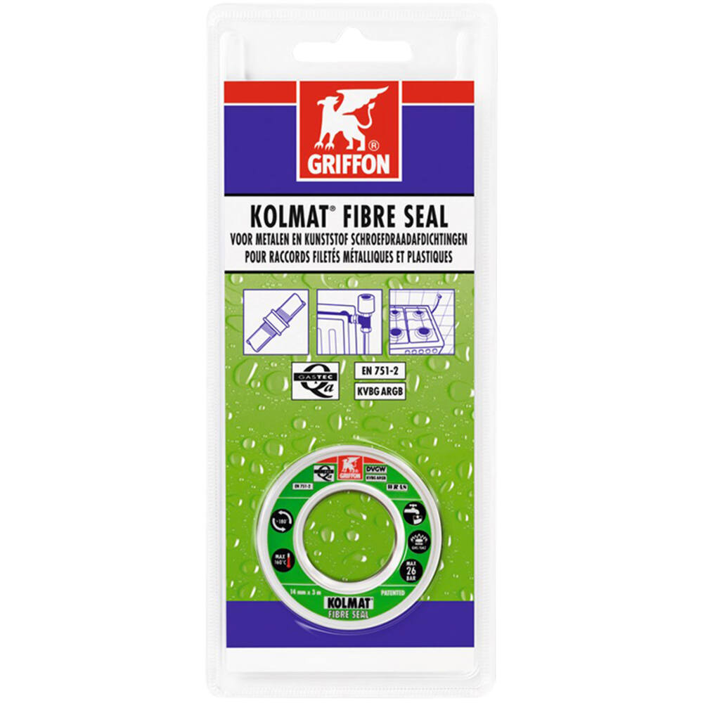 Griffon Kolmat Fibre Seal 12 mm x 3M Blister