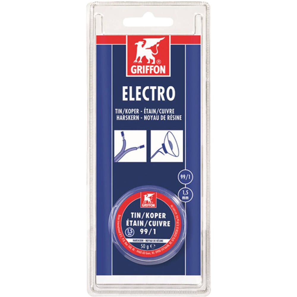 Griffon Electro Tin/Koper 99/1 Harskern 1,5 mm 50 g