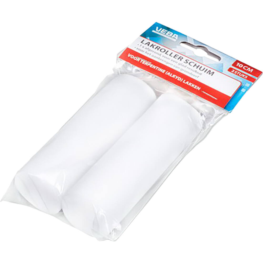 VEBA Lakrol Schuim 10 cm, Beugelzijde Rond, 2 st Ophangverpakking