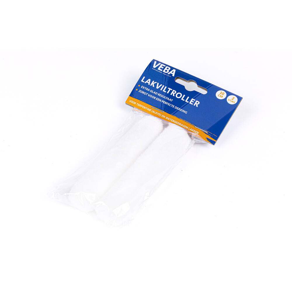 VEBA Lakviltroller 10 cm, 2 st Ophangverpakking