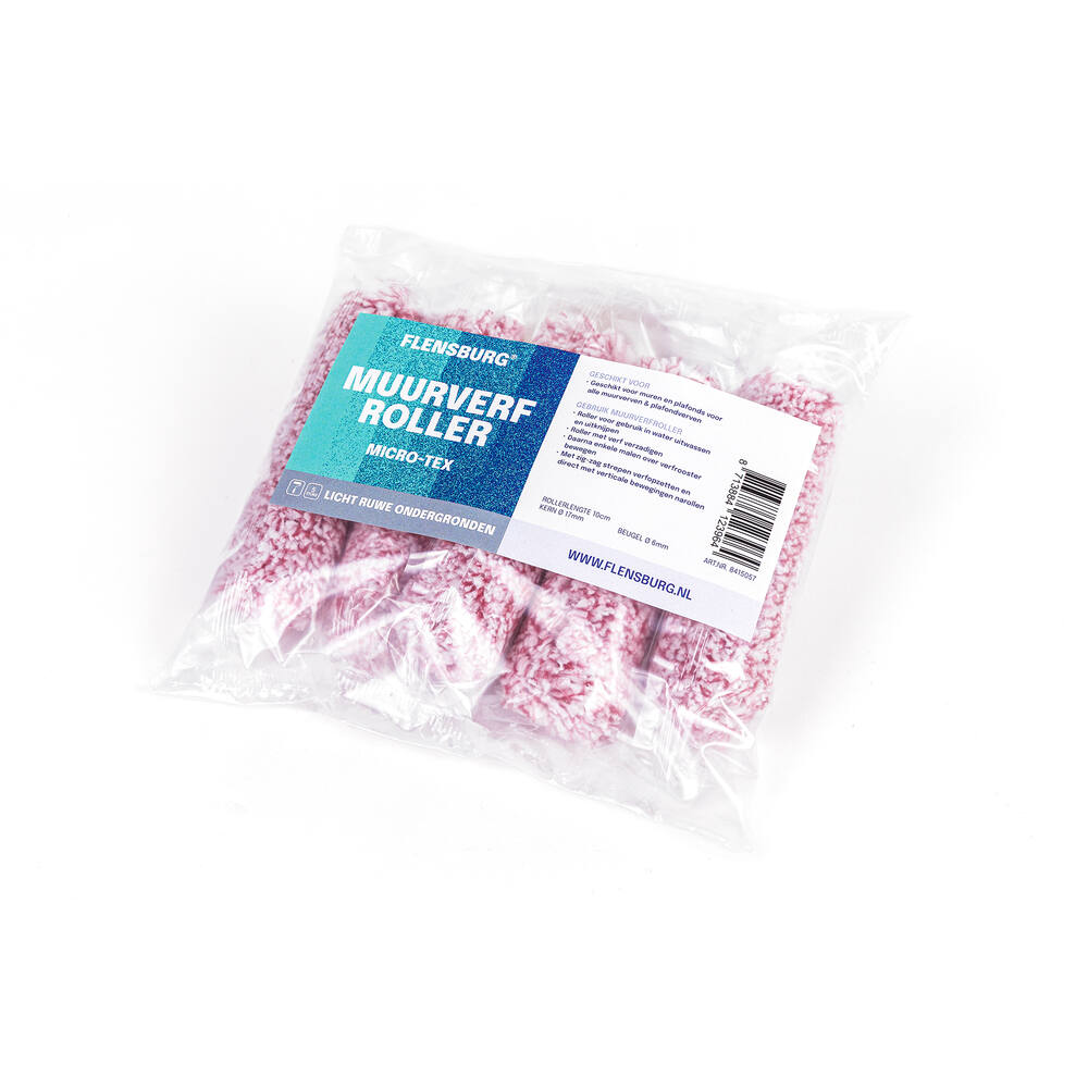 FLENSBURG Verfrol Microtex 10 cm, Pool 13 mm, 5 st
