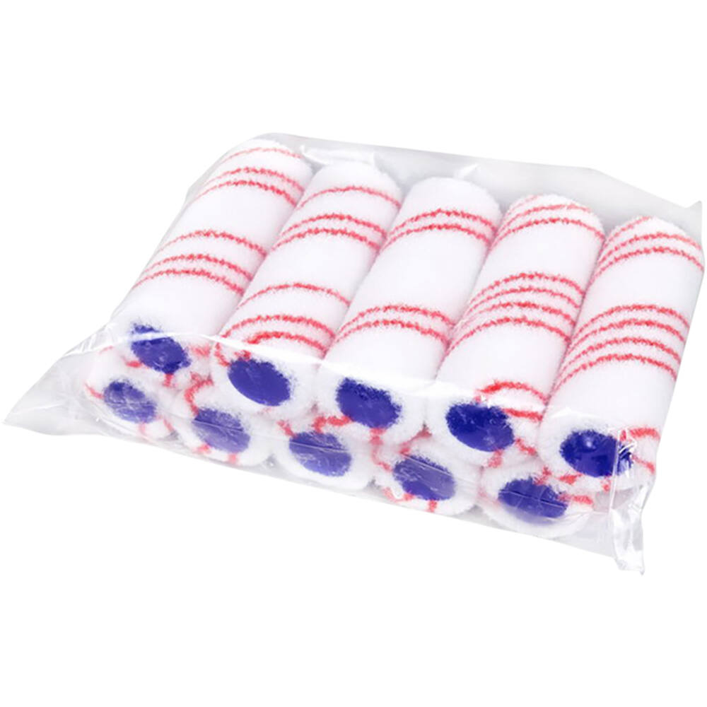 VEBA Verfrol Nylon 10 cm, Pool 5 mm, Dik, 10 st, Rood