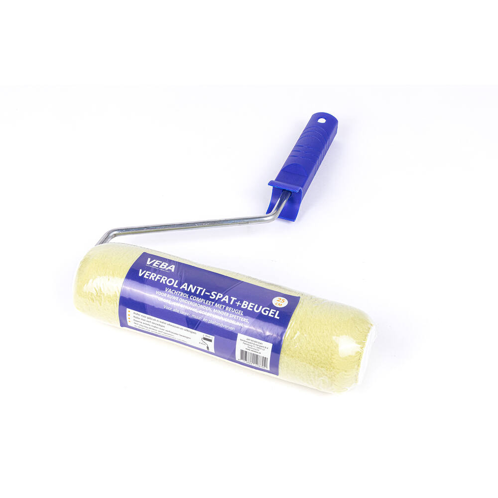 Basic Verfrol + Beugel Anti-Spat 25 cm
