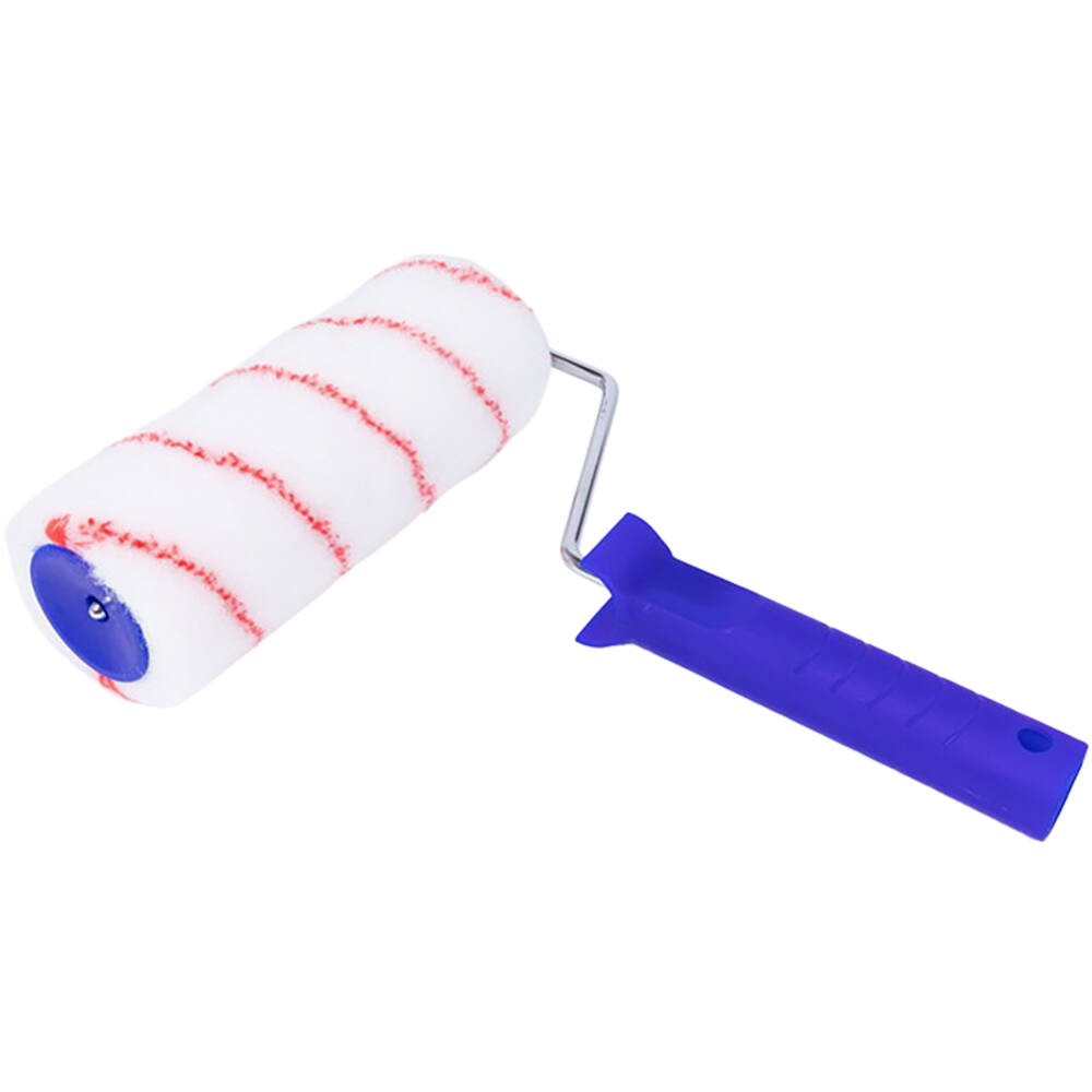 VEBA Verfrol + Beugel Nylon 18 cm, Pool 11 mm, Rood