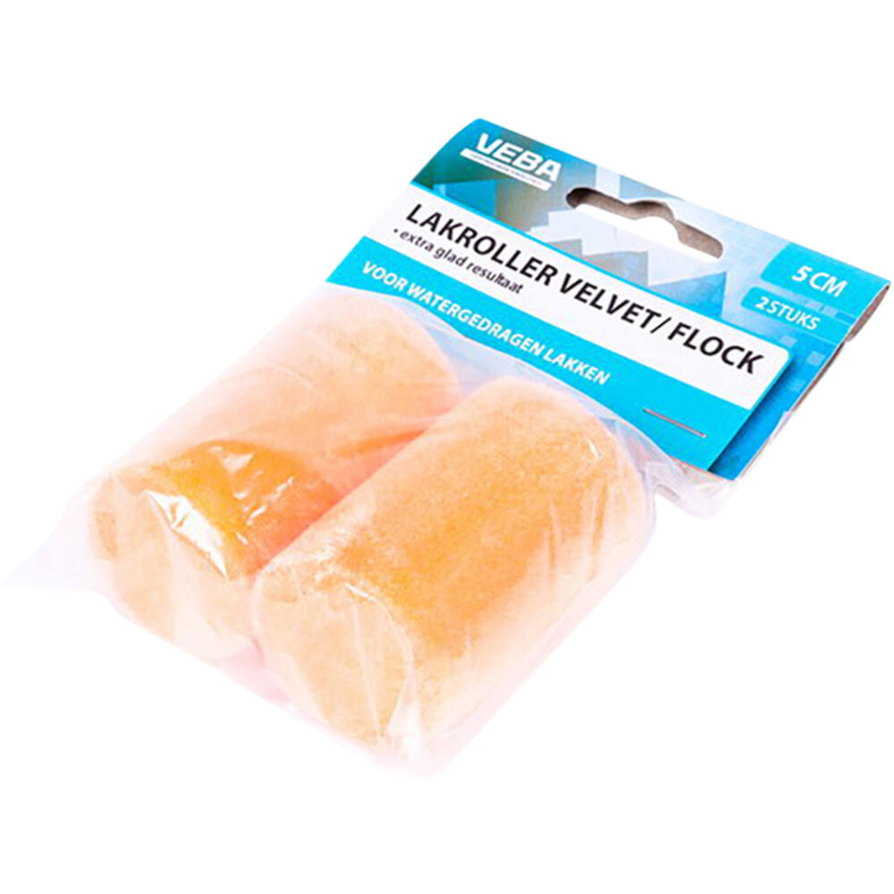 VEBA Lakrol Velvet/Flock 5 cm, 2 st Ophangverpakking