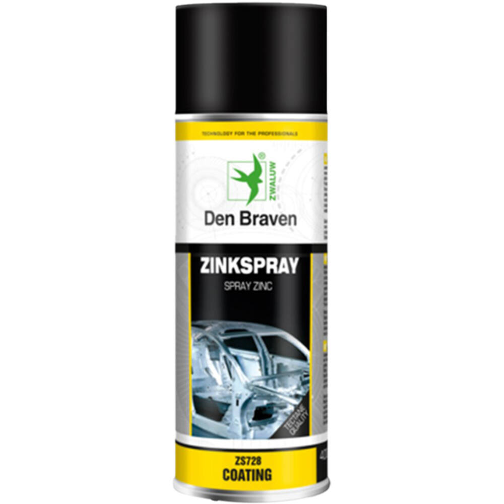Zwaluw Den Braven Zinkspray 400 ml Aluminium